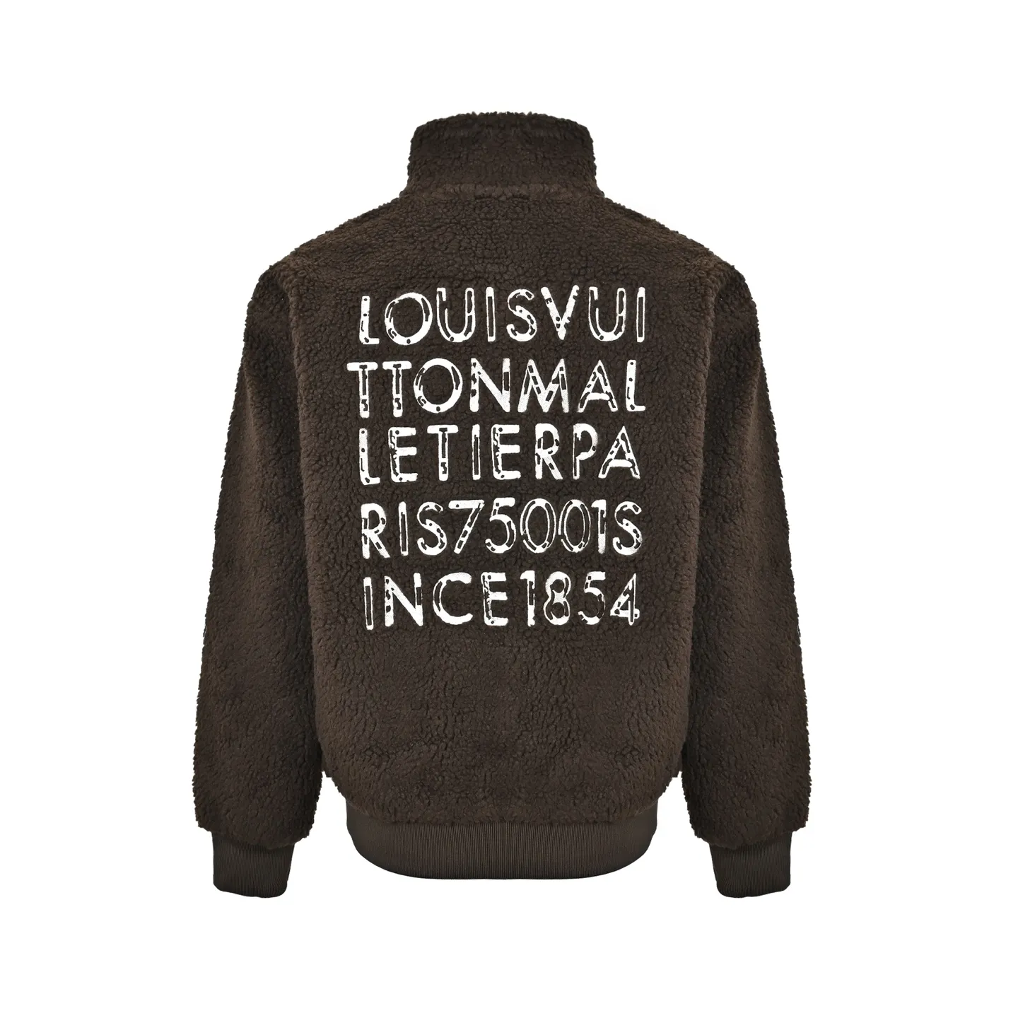 Louis Vuitton/Louis Vuitton Coffee Brown Teddy Lamb Jacket